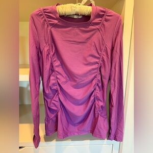 Athleta Vibrant Purple Long Sleeve Top